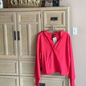 Sweaty Betty neon pink hoodie